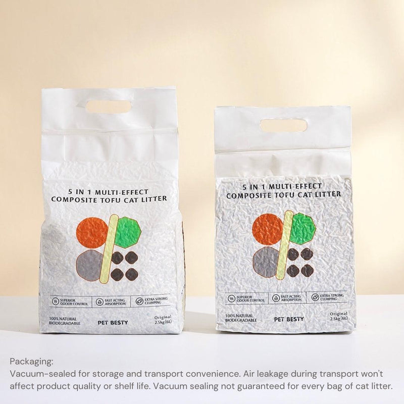 Tofu cat litter