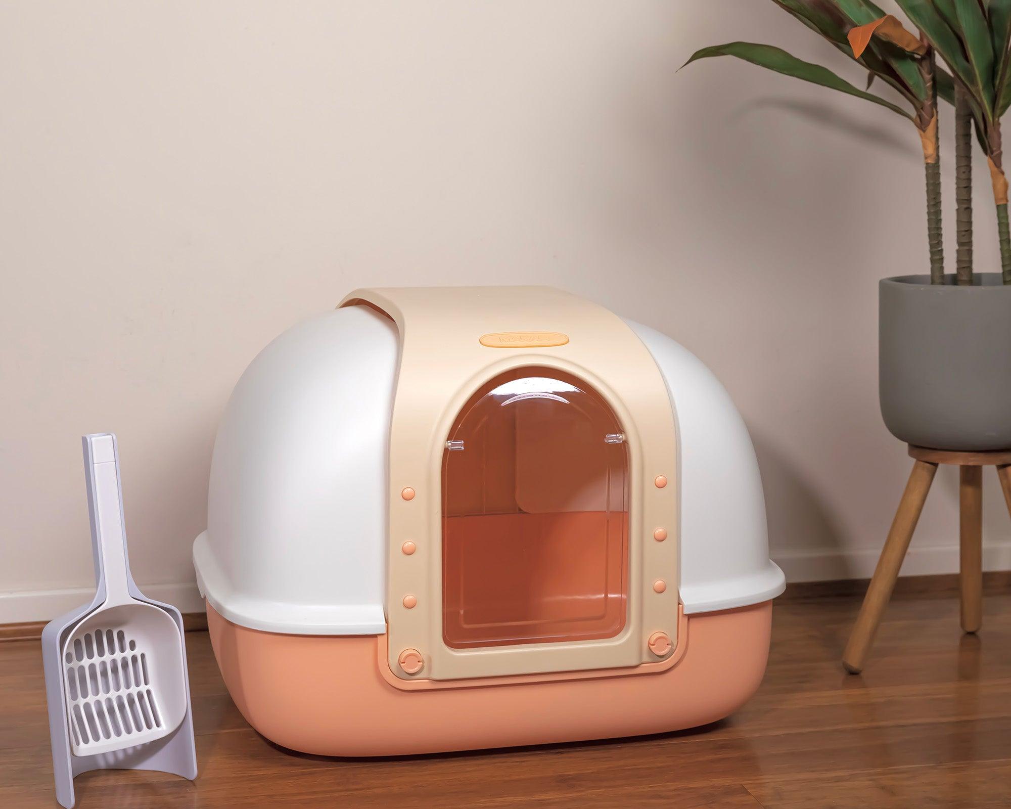 Large Cat Litter Box Extra Large DoubleSided Clamshell Doors PetBesty PETBESTY