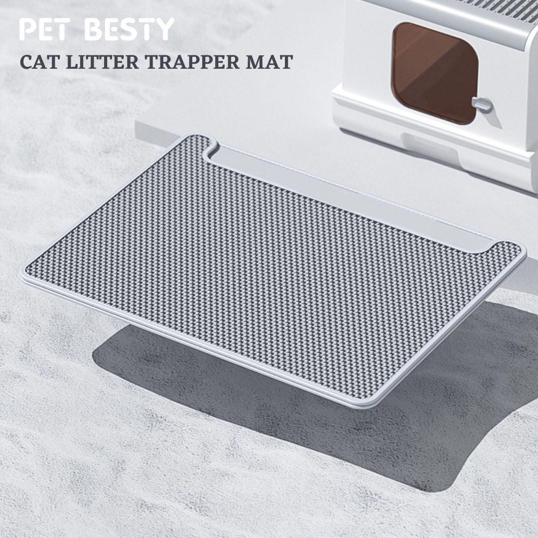 Best Cat Litter Mat Honeycomb Double Layer Design |Pet Besty