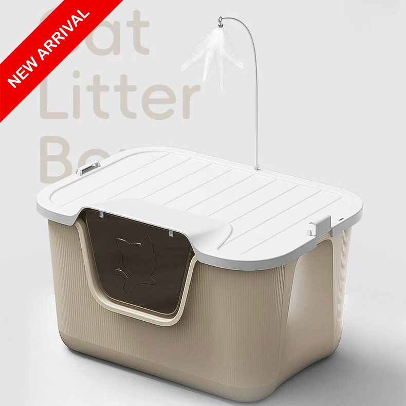 2 in 1 High Edge Large Cat Litter Box 