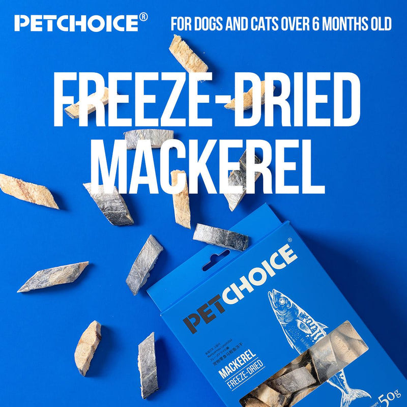 Pet Choice Freeze-Dried Mackerel Cat Food Dog Treat