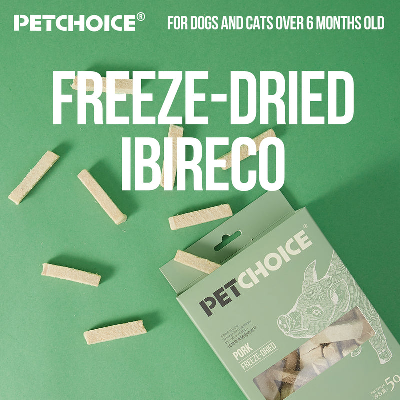 Pet Choice Freeze-Dried Pork Tenderloin Cat Food Dog Treat
