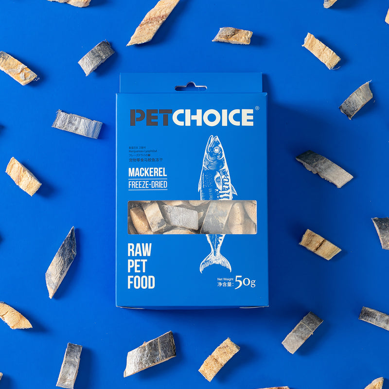 Pet Choice Freeze-Dried Mackerel Cat Food Dog Treat