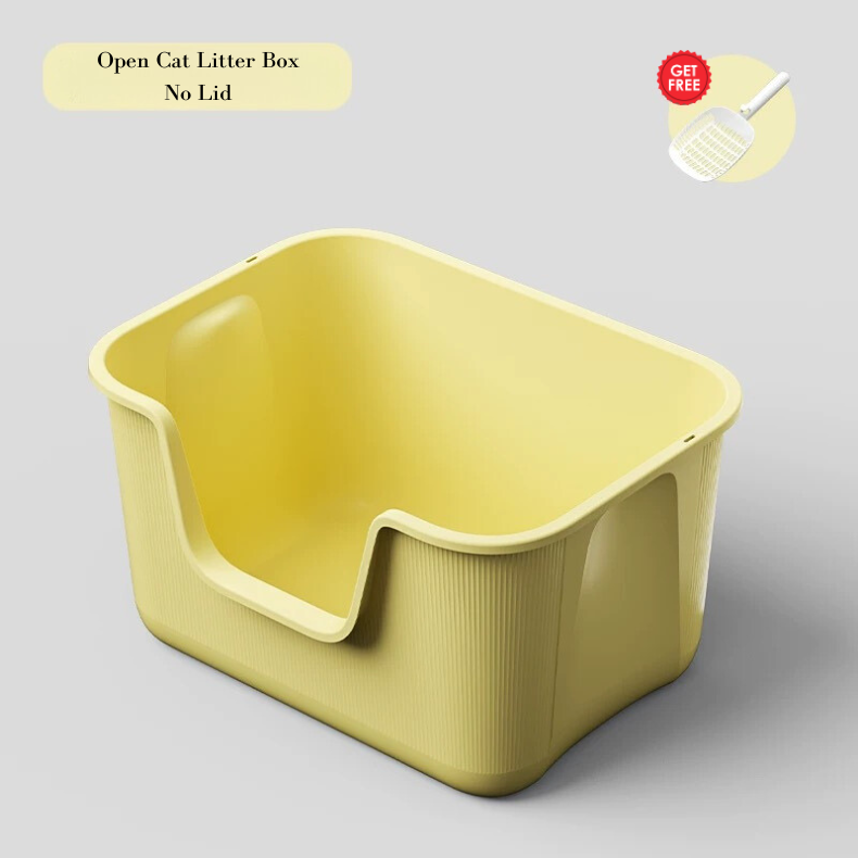 2 in 1 High Edge Large Cat Litter Box 