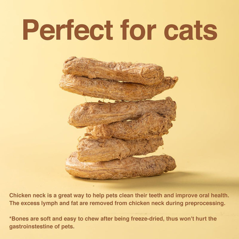 Pet Choice Freeze-Dried Chicken Neck Pet Food Oral Health