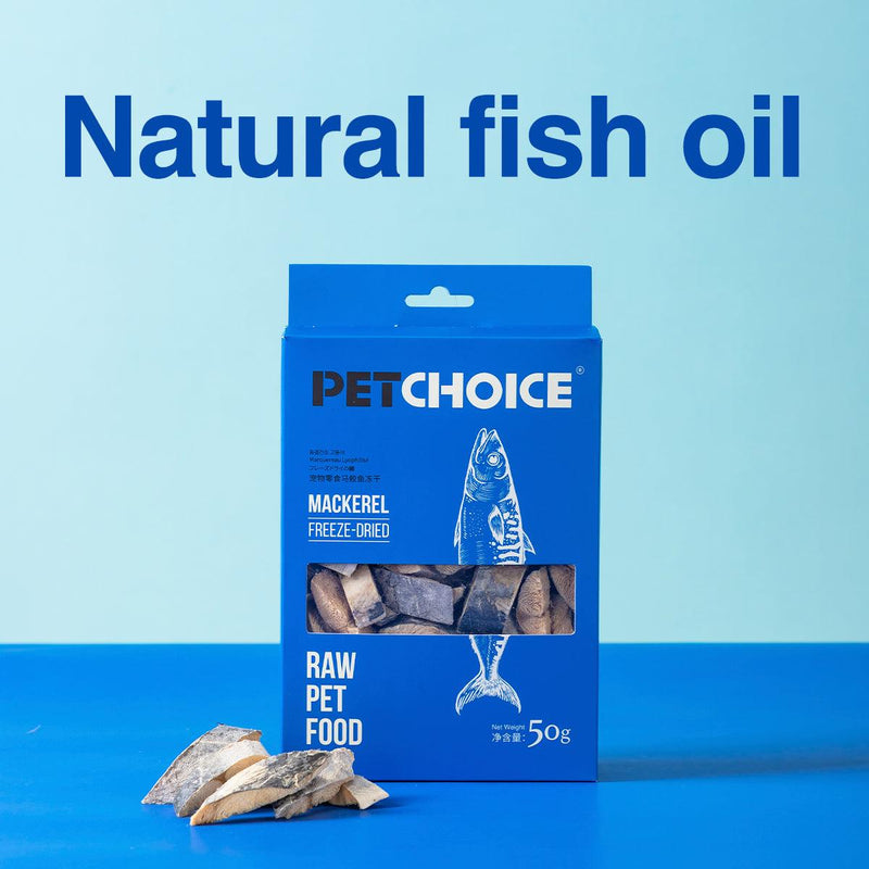 Pet Choice Freeze-Dried Mackerel Cat Food Dog Treat