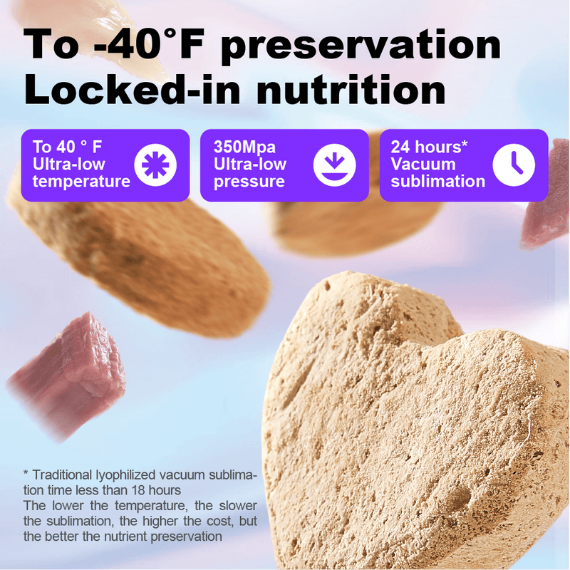 Cator Rabbit Main Course Raw Meat Freeze-Dried Cat Food Pet Food