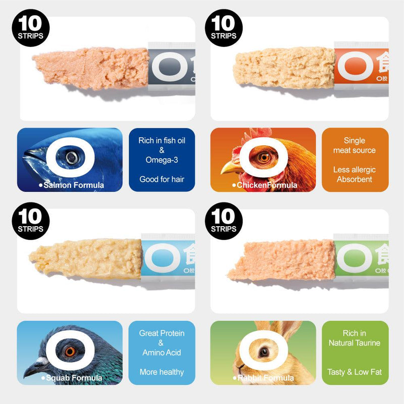 Cator Chicken Formula Kitten Food Cat Treats with Single Meat Source 15gx10