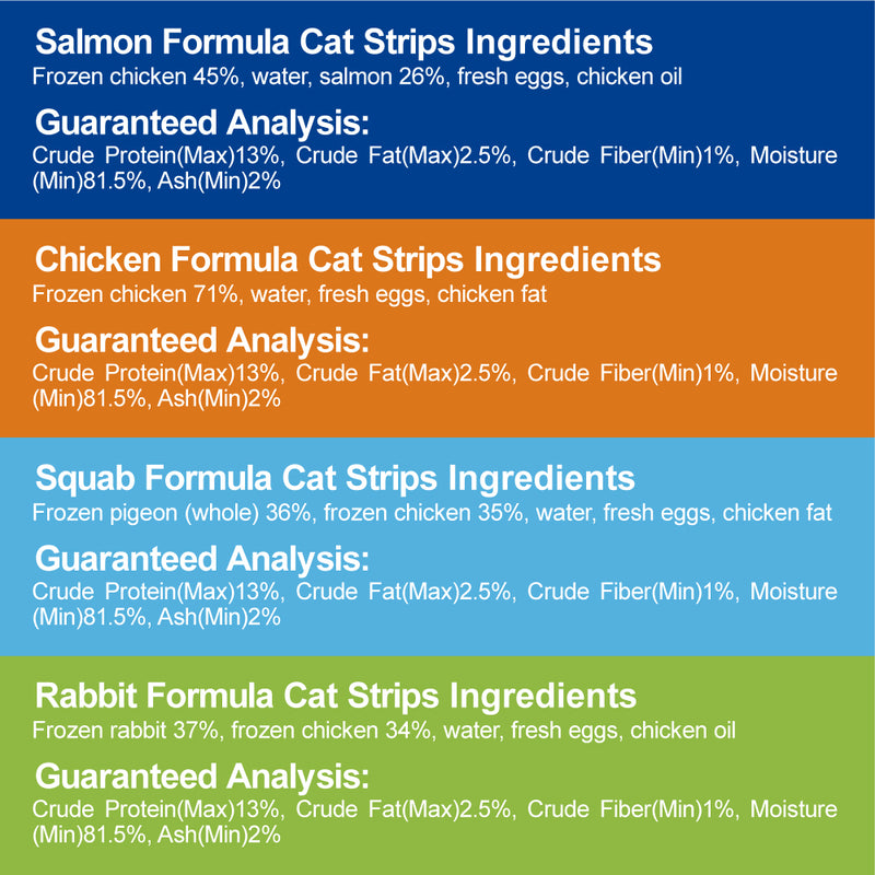 Cator Chicken Formula Kitten Food Cat Treats with Single Meat Source 15gx10