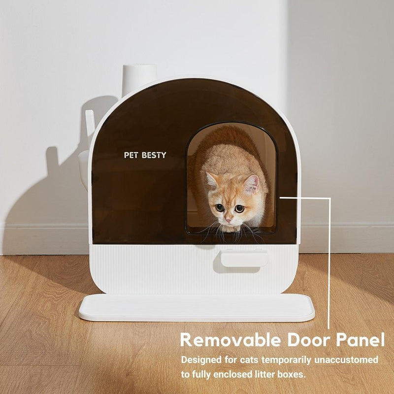 Enclosed Cat Litter Box