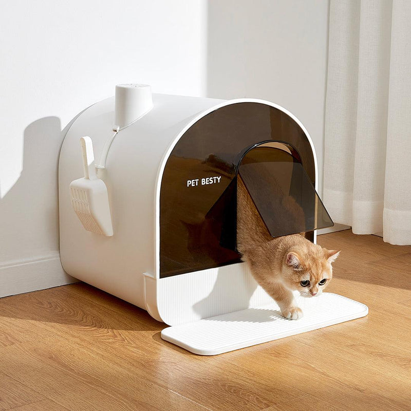 Enclosed Cat Litter Box
