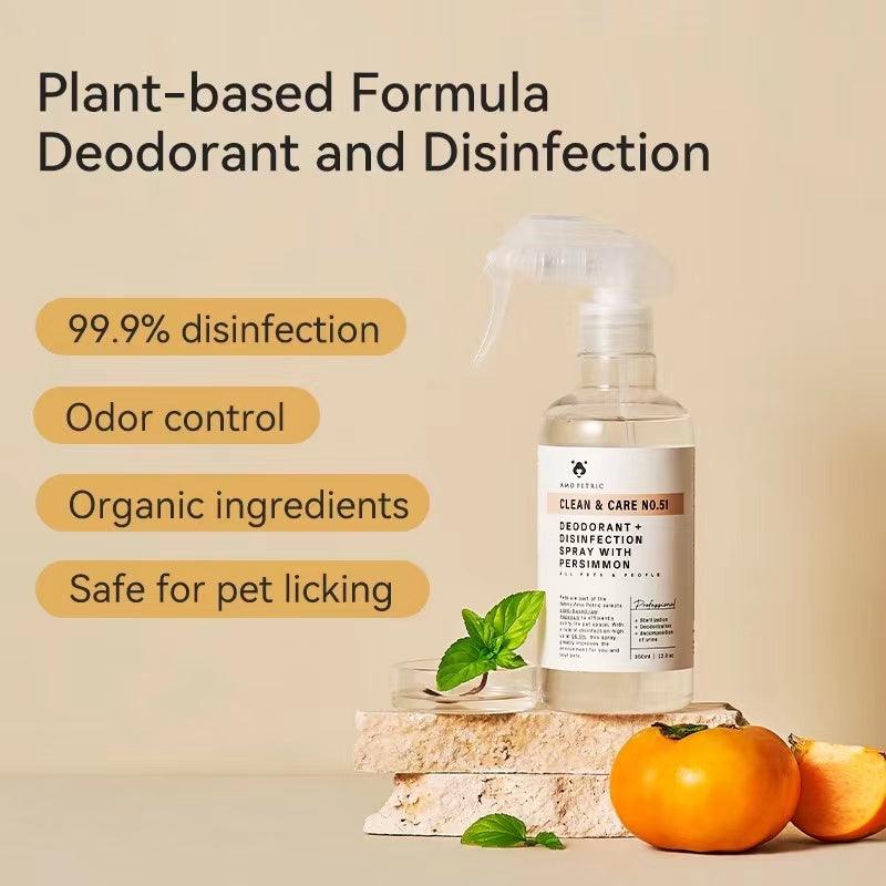 Deodorant + Disinfection Spray With Persimmon for Humans and Pets 350ML- Clean & Care No.51