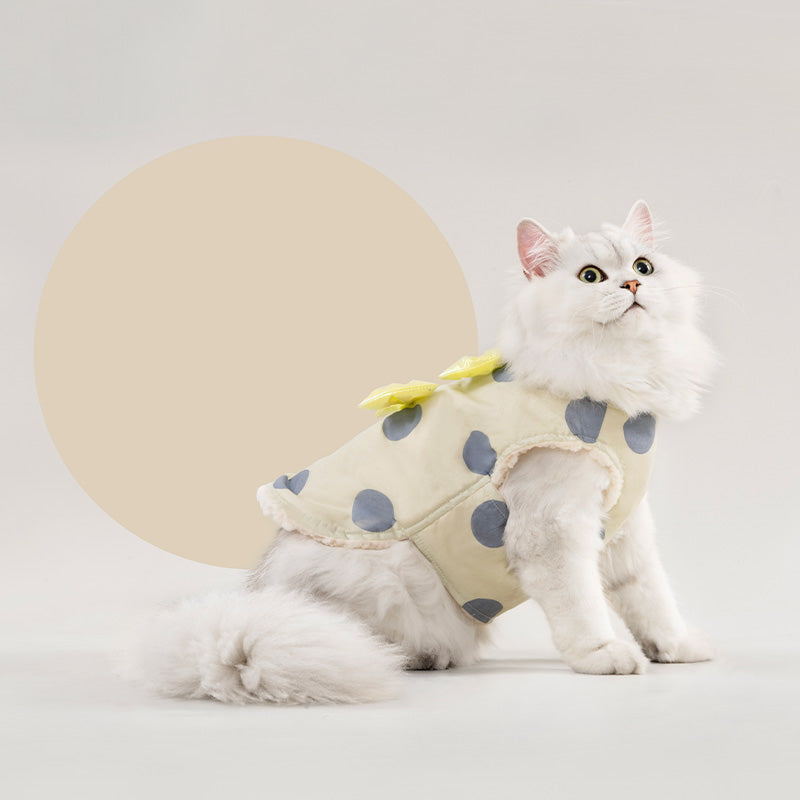 Cat Vest Jumper - Polka Dot