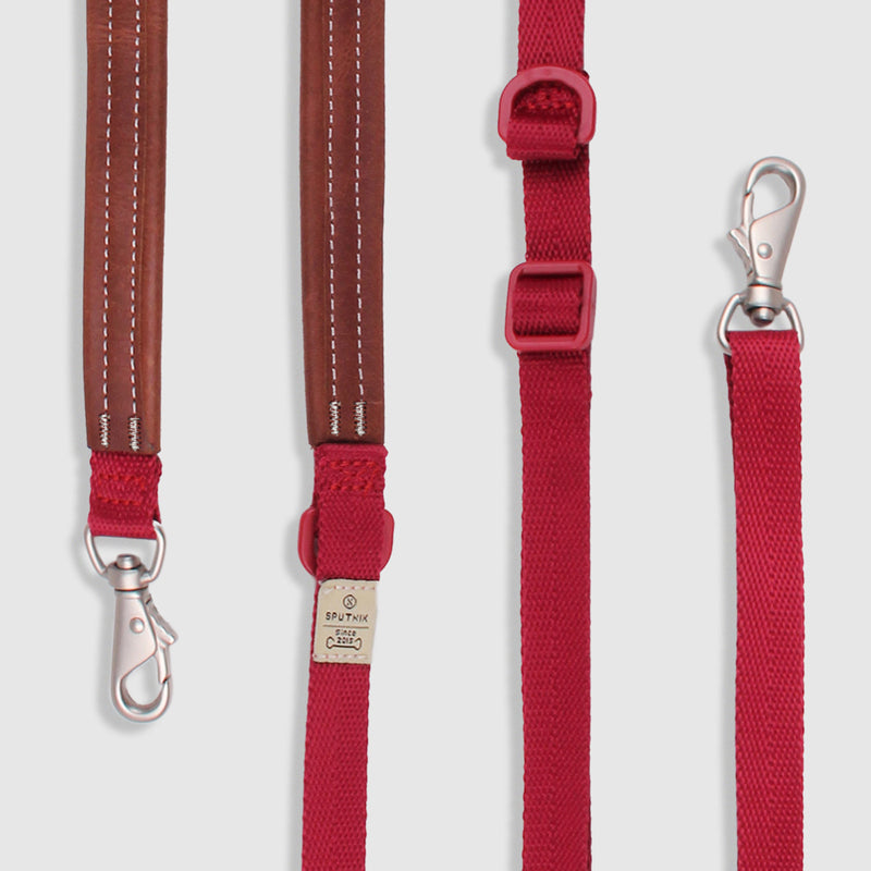 Multi-Function Leash Red