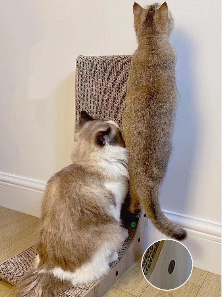 Wall Mounted Wood Cat Scratcher, Cardboard Scratcher (Sofa Protector)