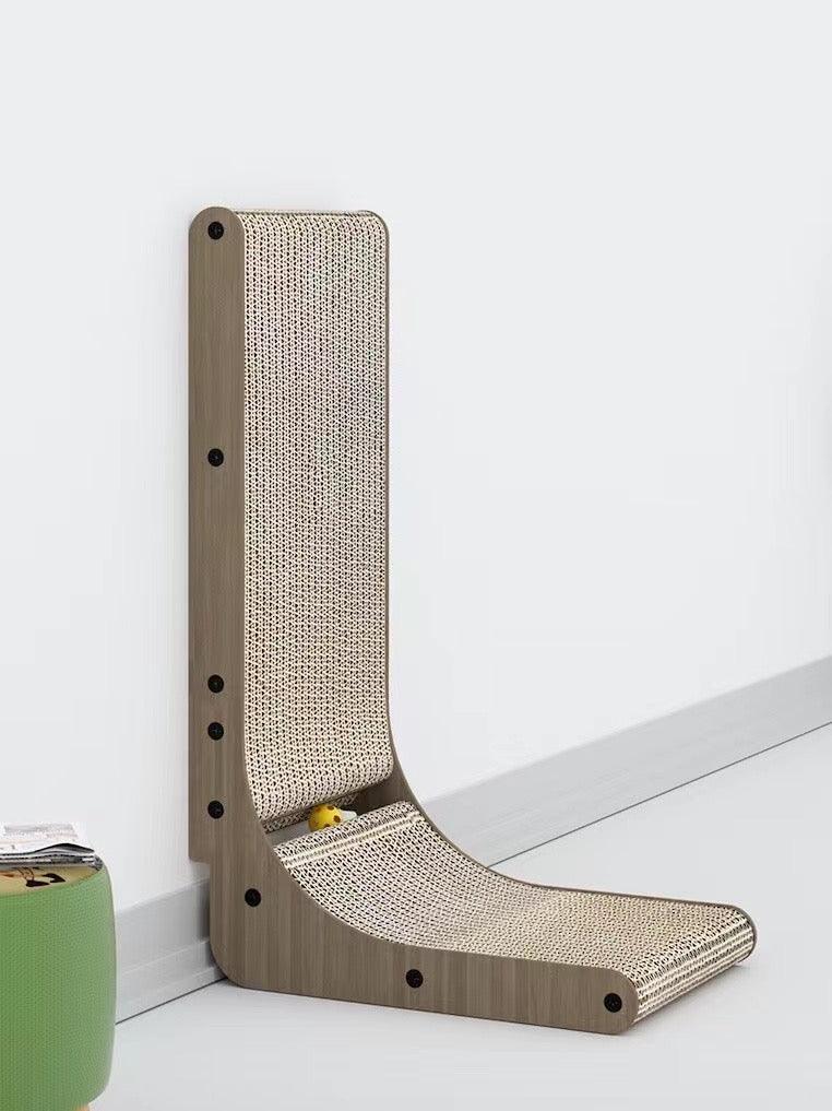 Wall Mounted Wood Cat Scratcher, Cardboard Scratcher (Sofa Protector)