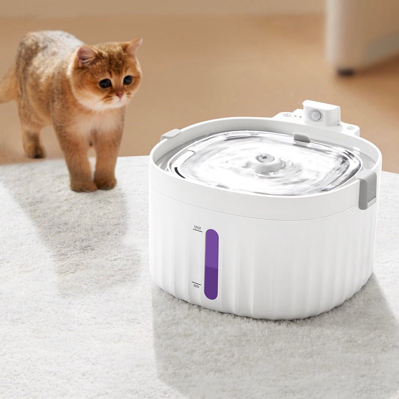 Wireless Stainless Steel Cat Water Fountain | 40-45 Days Battery Life Single Charge