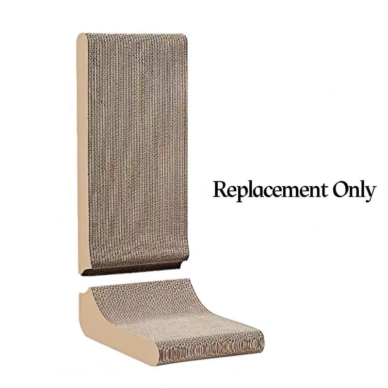 Wall Mounted Wood Cat Scratcher, Cardboard Scratcher (Sofa Protector)