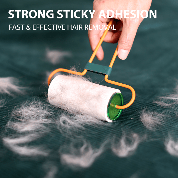 Lint Roller with Four-legged Beast Interesting Design Pet Hair Remover (free two rolls within package)