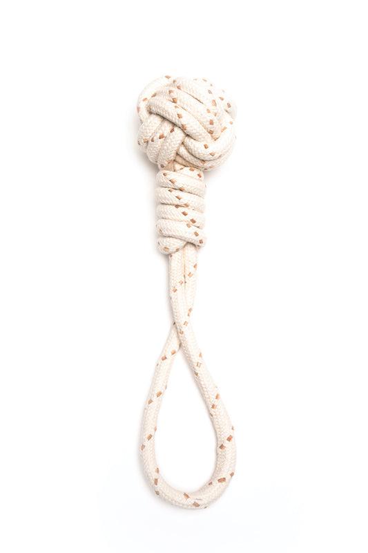 Leather Knot Rope Toy For Dogs